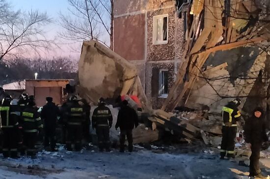Russia Gas Explosion