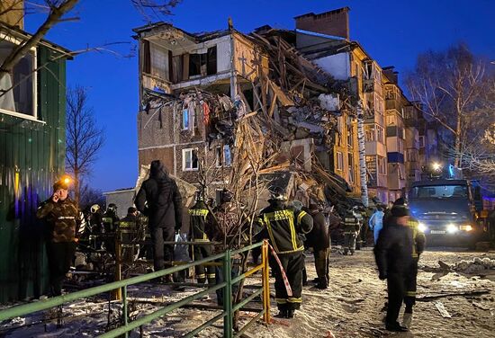 Russia Gas Explosion
