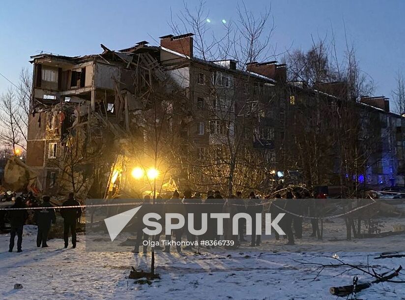Russia Gas Explosion