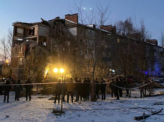 Russia Gas Explosion