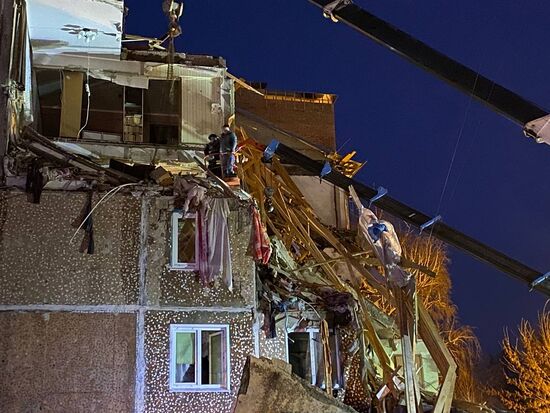 Russia Gas Explosion