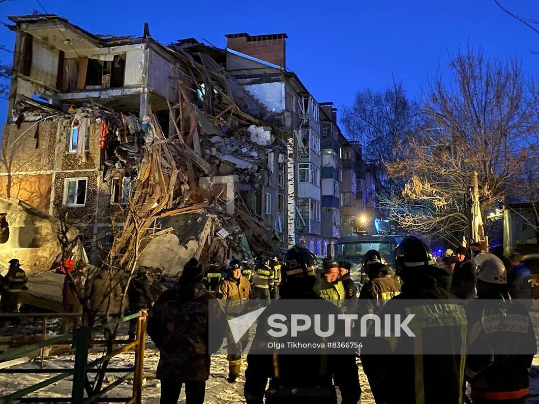 Russia Gas Explosion