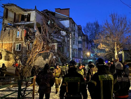 Russia Gas Explosion