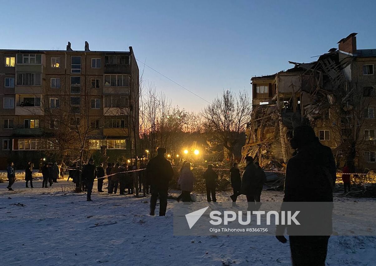Russia Gas Explosion