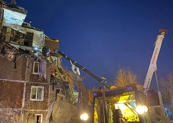Russia Gas Explosion
