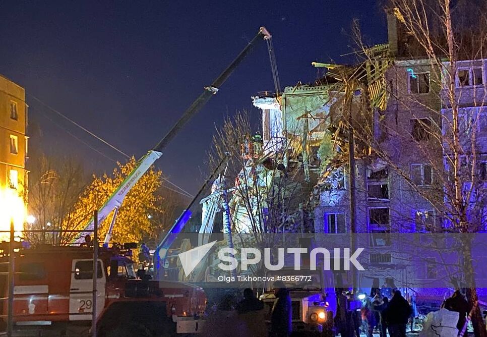 Russia Gas Explosion