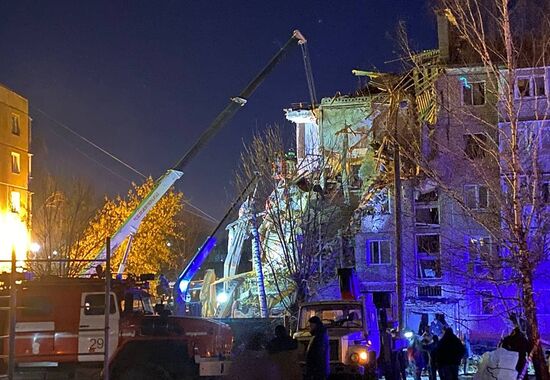 Russia Gas Explosion