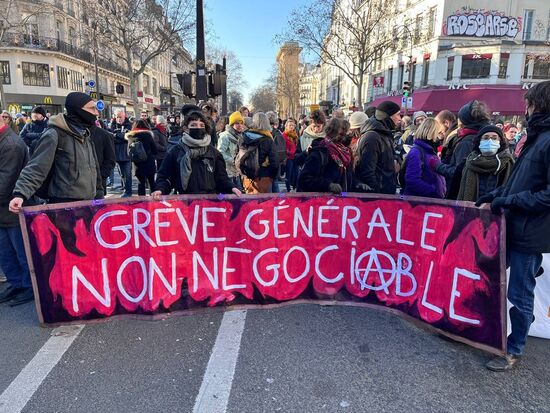 France Pension Reform Protest