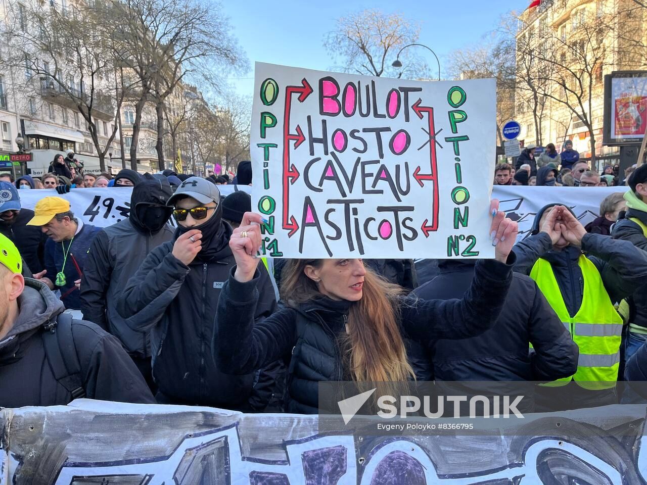 France Pension Reform Protest