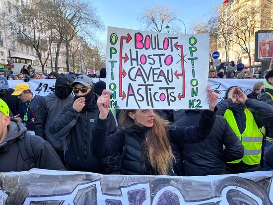 France Pension Reform Protest