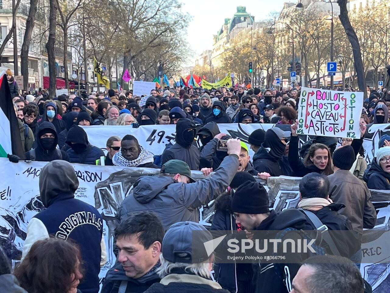 France Pension Reform Protest
