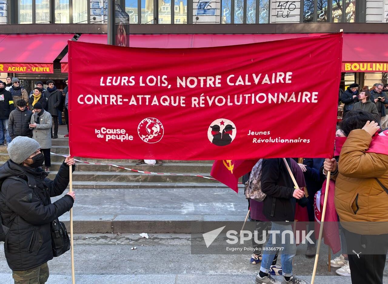 France Pension Reform Protest