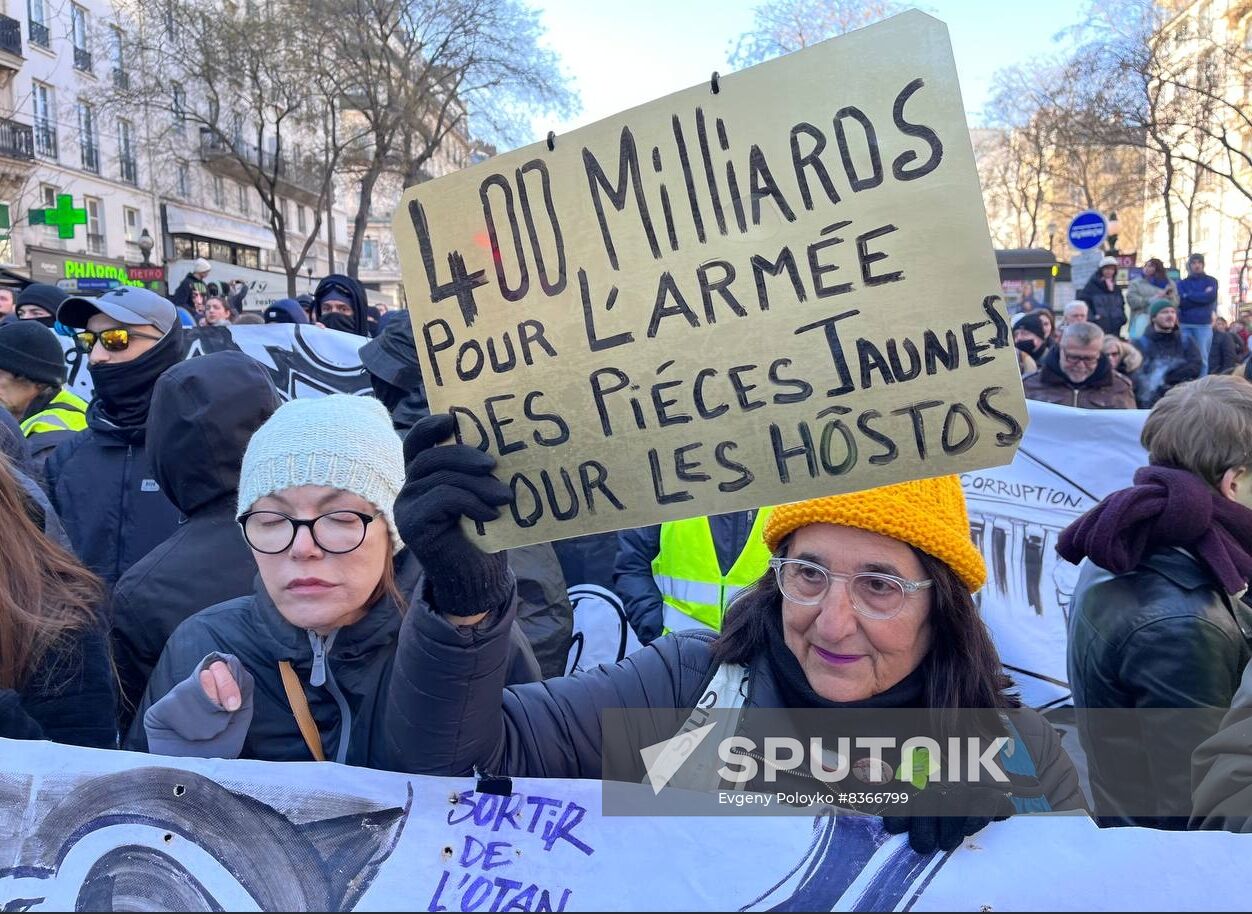 France Pension Reform Protest