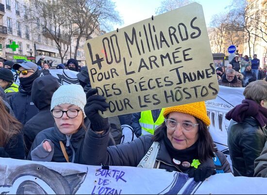 France Pension Reform Protest