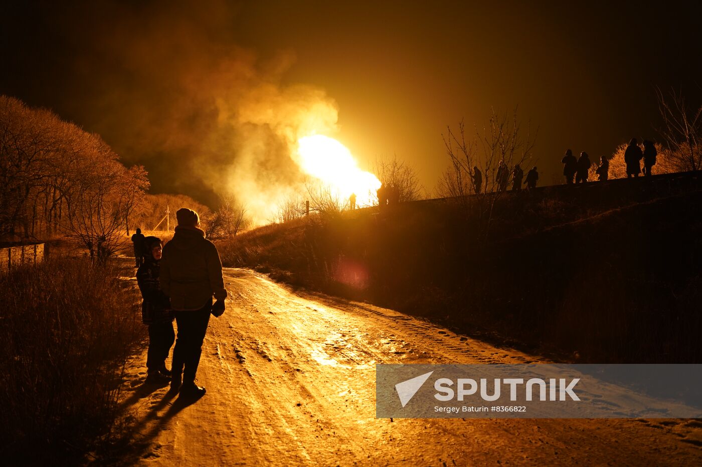 Russia Ukraine Military Operation Gas Pipeline Explosion
