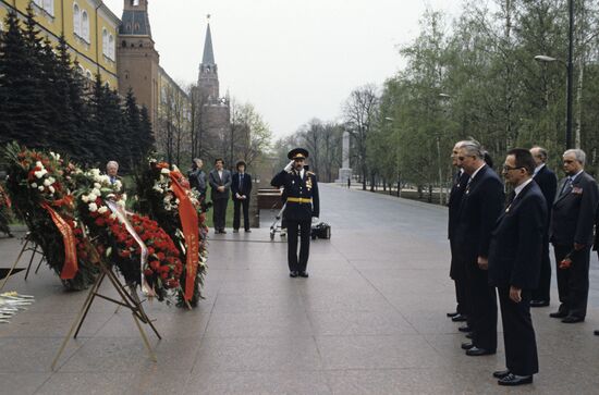 Delegation of Polish People's Republic visits USSR