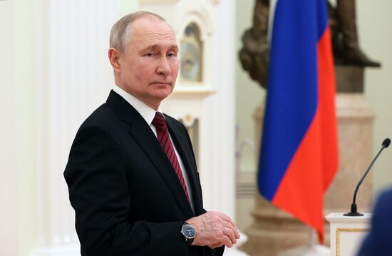 Russia Putin Young Scientists Prizes