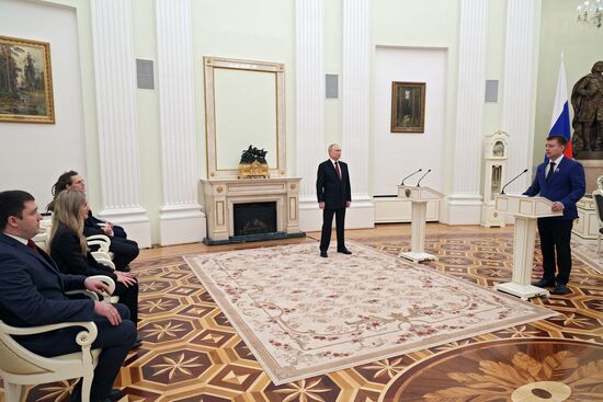Russia Putin Young Scientists Prizes