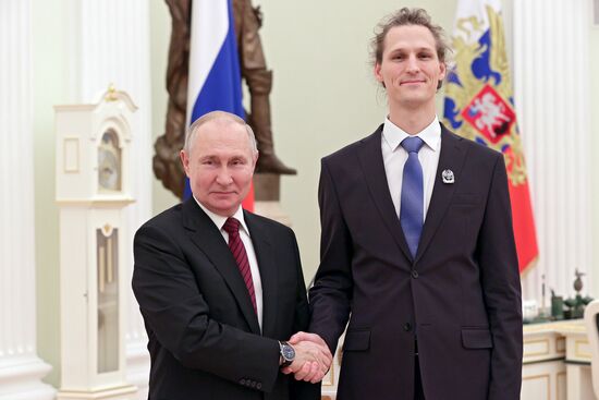 Russia Putin Young Scientists Prizes