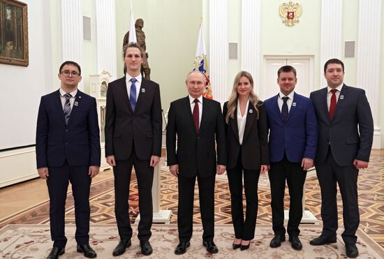 Russia Putin Young Scientists Prizes