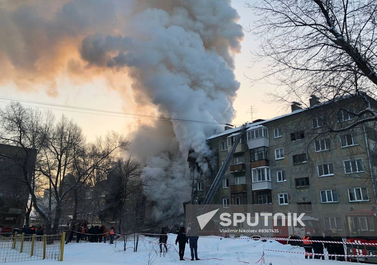 Russia Gas Explosion