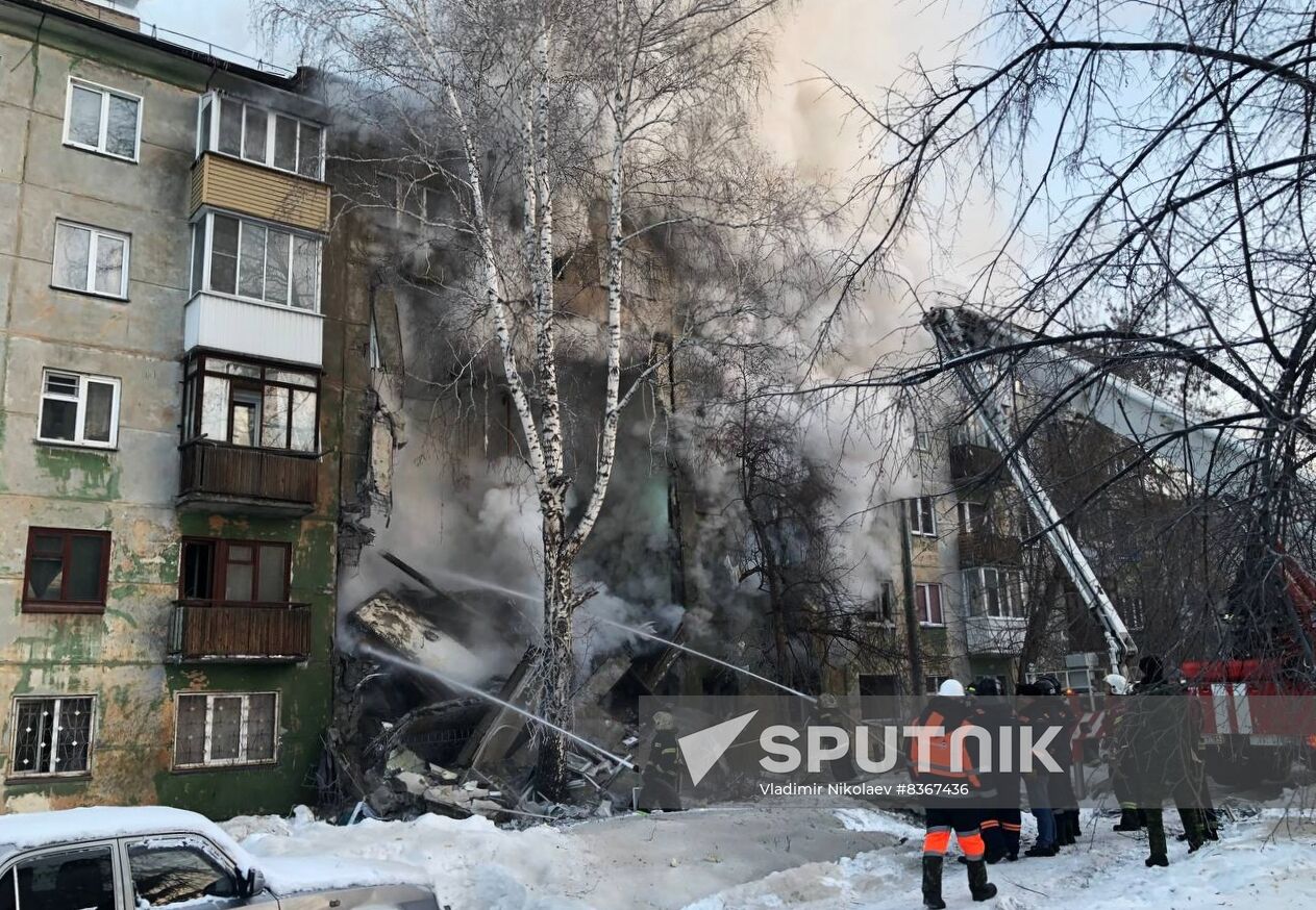 Russia Gas Explosion