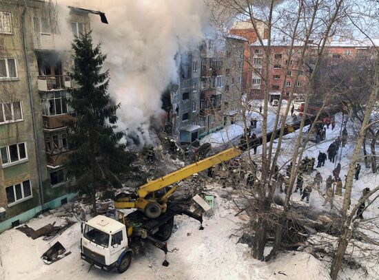 Russia Gas Explosion