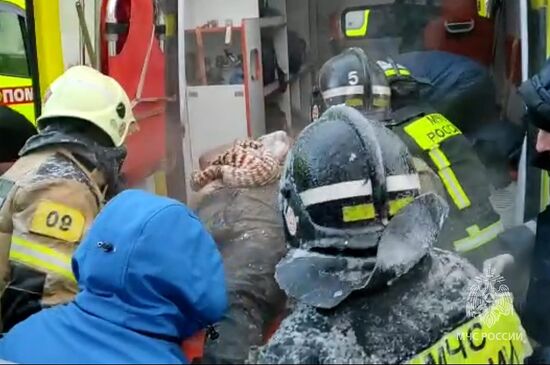 Russia Gas Explosion