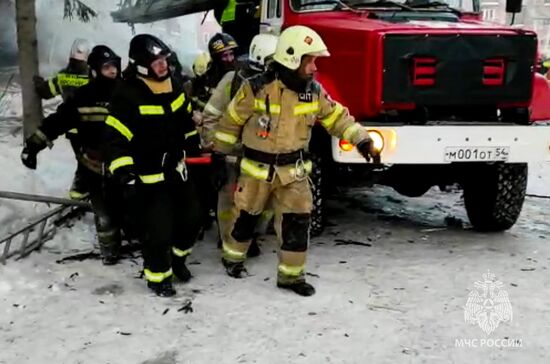 Russia Gas Explosion