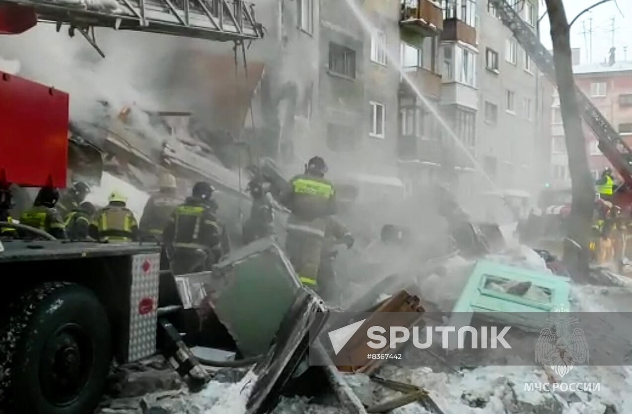 Russia Gas Explosion