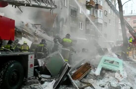 Russia Gas Explosion