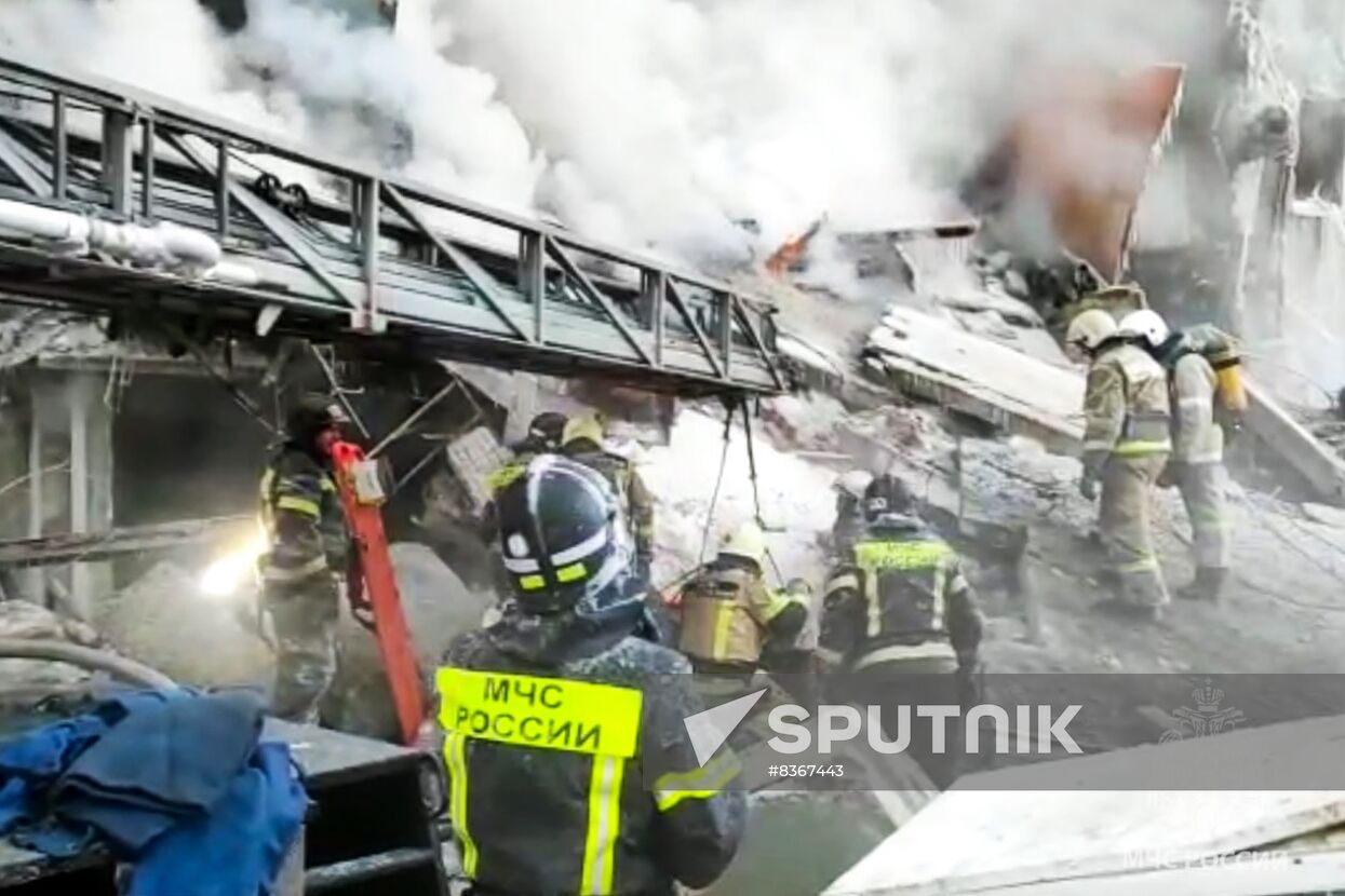 Russia Gas Explosion