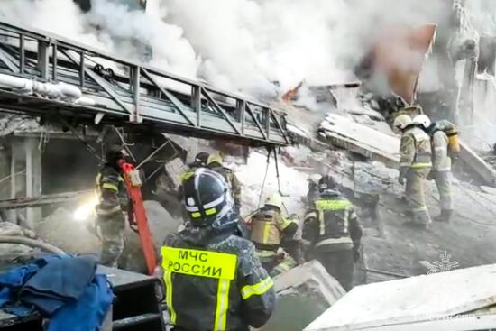 Russia Gas Explosion