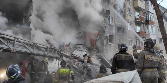 Russia Gas Explosion