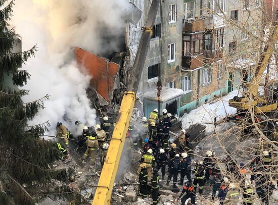 Russia Gas Explosion