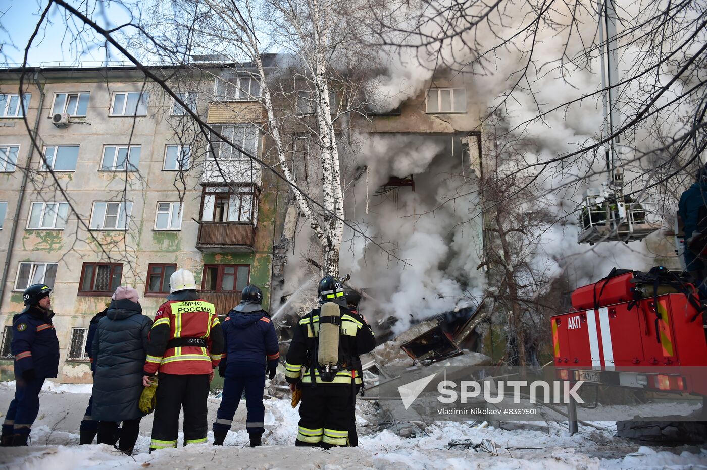 Russia Gas Explosion