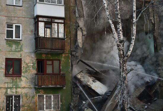 Russia Gas Explosion