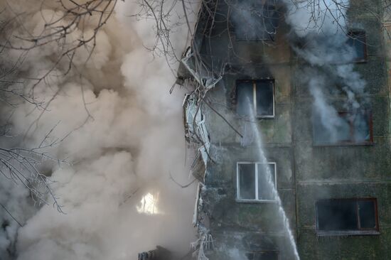 Russia Gas Explosion