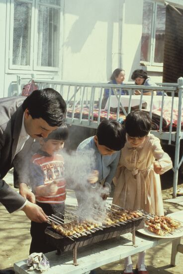 Zakirov family from Uzbek SSR