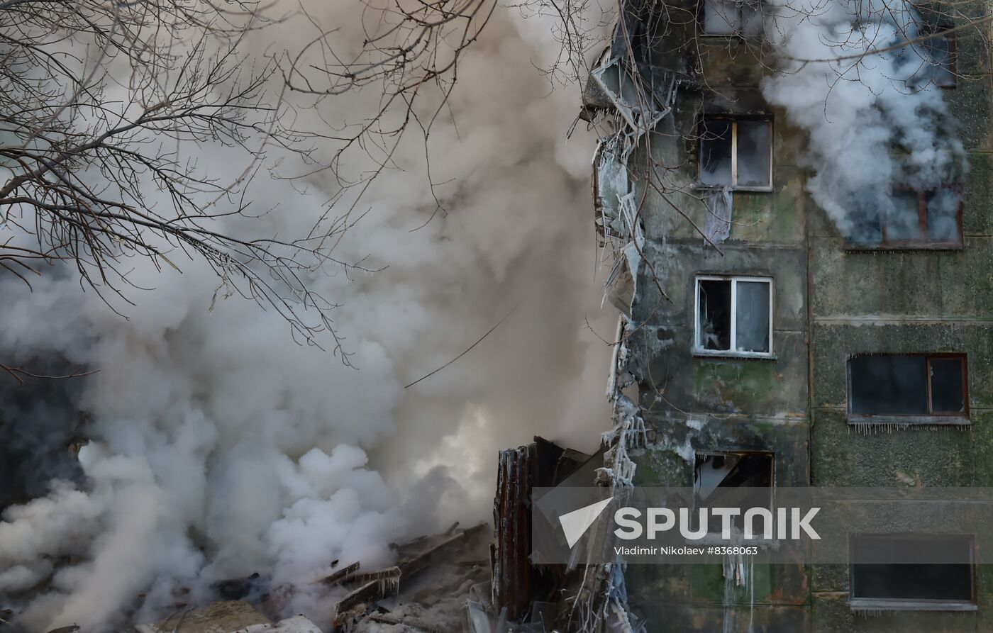 Russia Gas Explosion