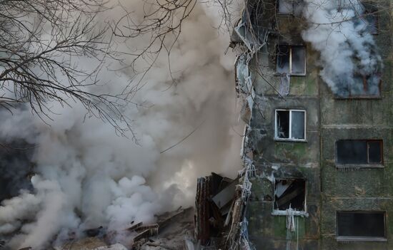 Russia Gas Explosion