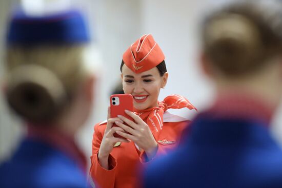 Russia Putin Domestic Civil Aviation Anniversary