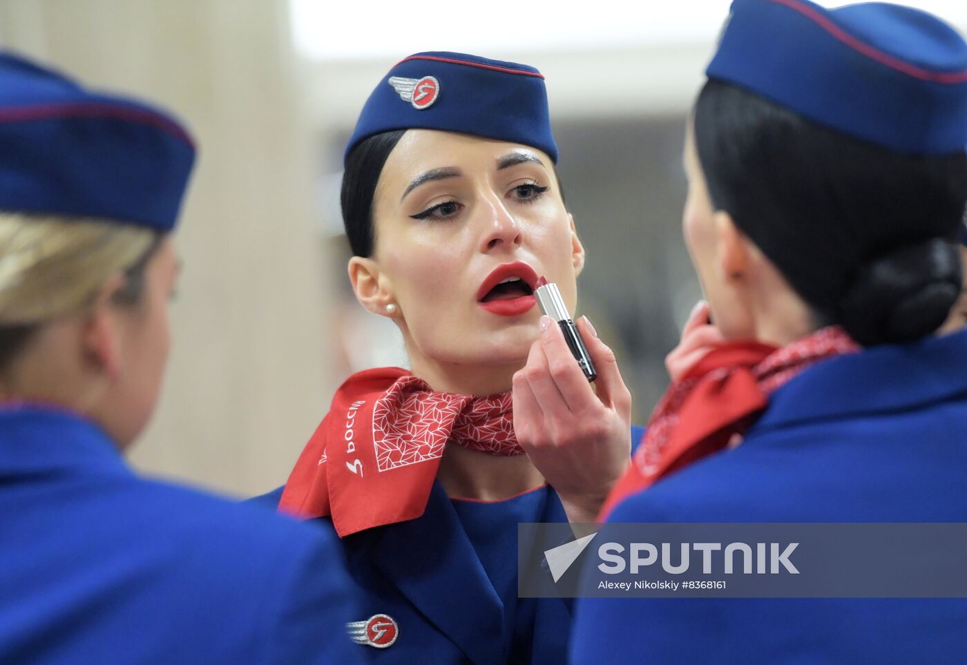 Russia Putin Domestic Civil Aviation Anniversary