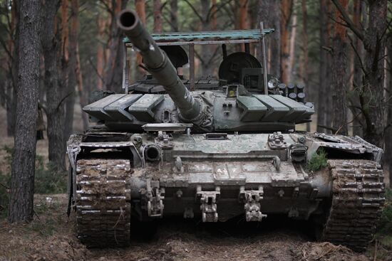 Russia Ukraine Military Operation Tank Unit