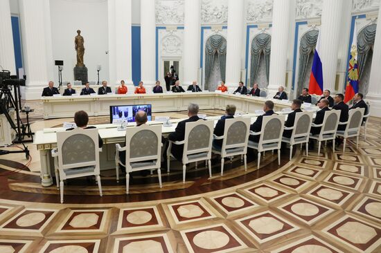 Russia Putin Domestic Civil Aviation Anniversary