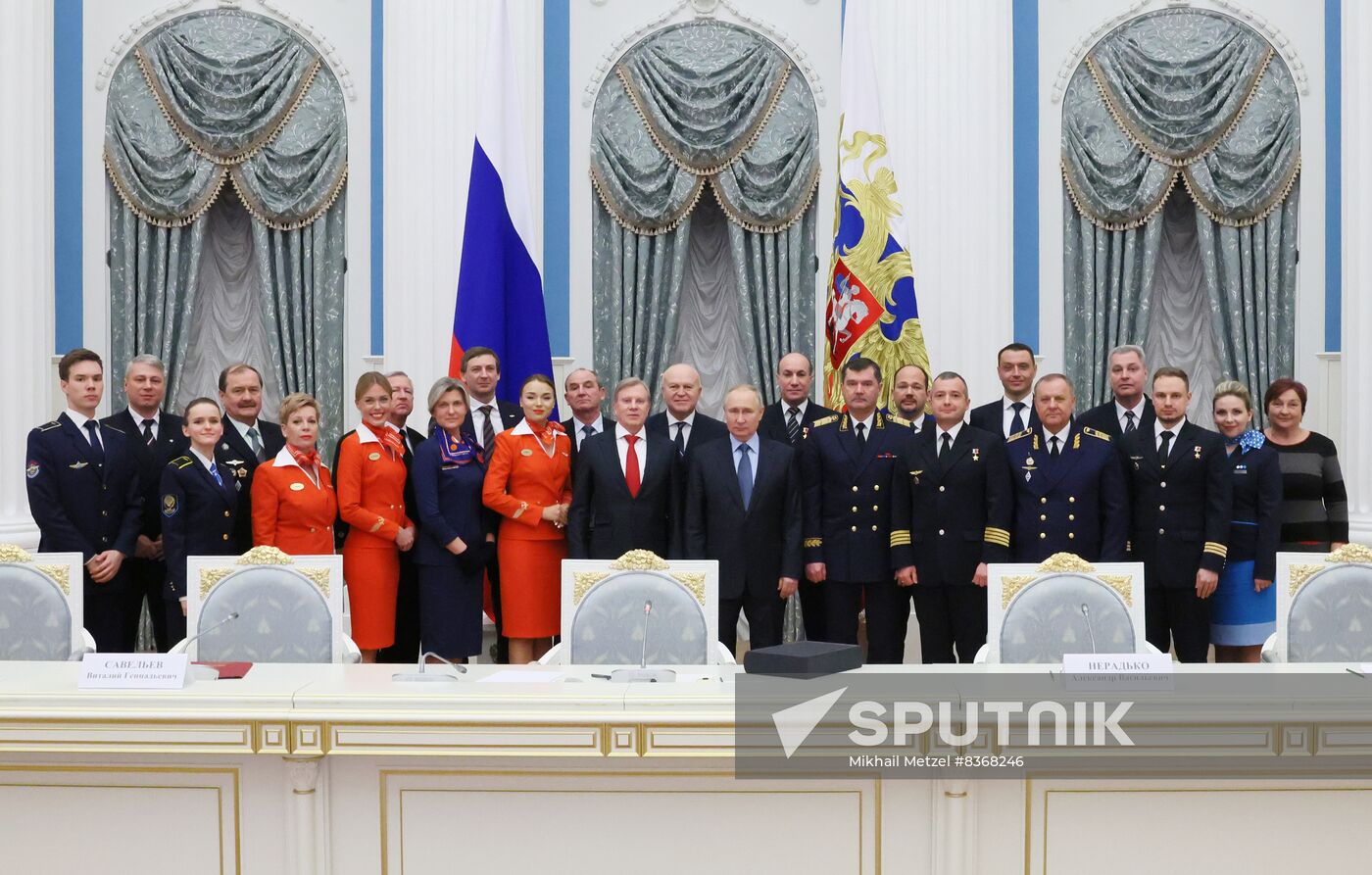 Russia Putin Domestic Civil Aviation Anniversary