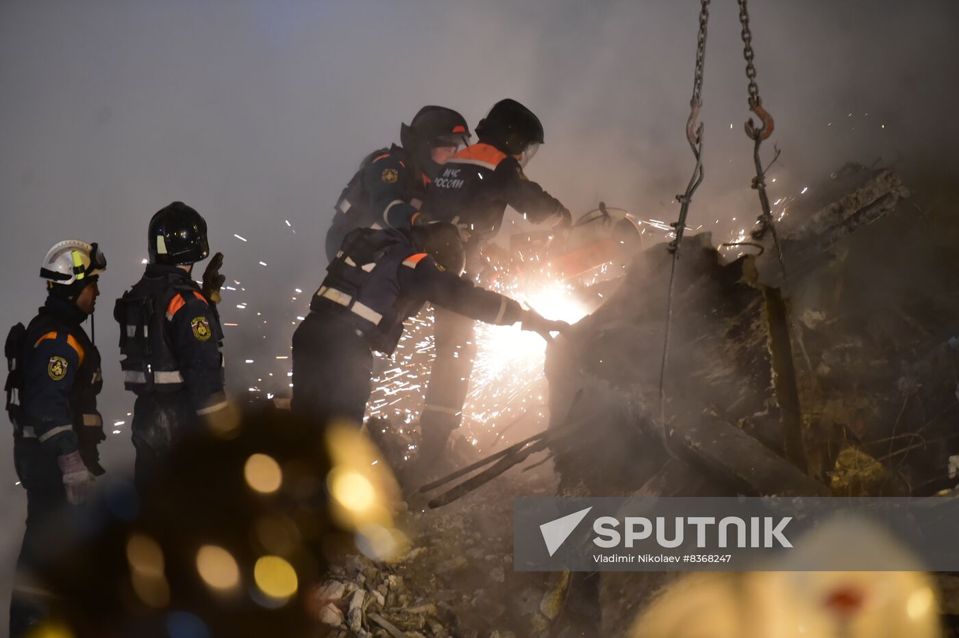 Russia Gas Explosion Aftermath