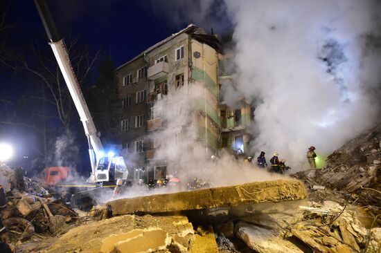 Russia Gas Explosion Aftermath