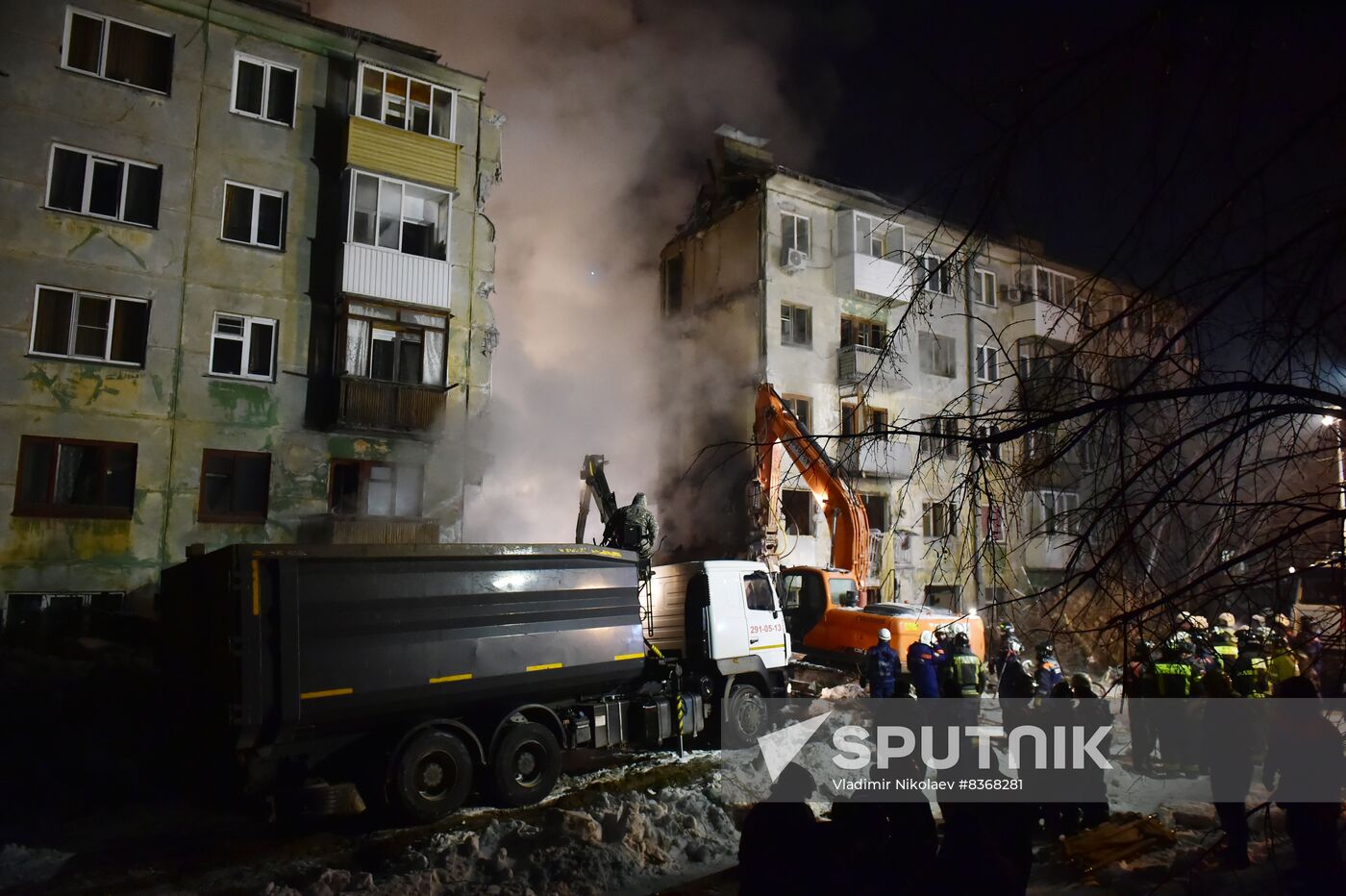 Russia Gas Explosion Aftermath