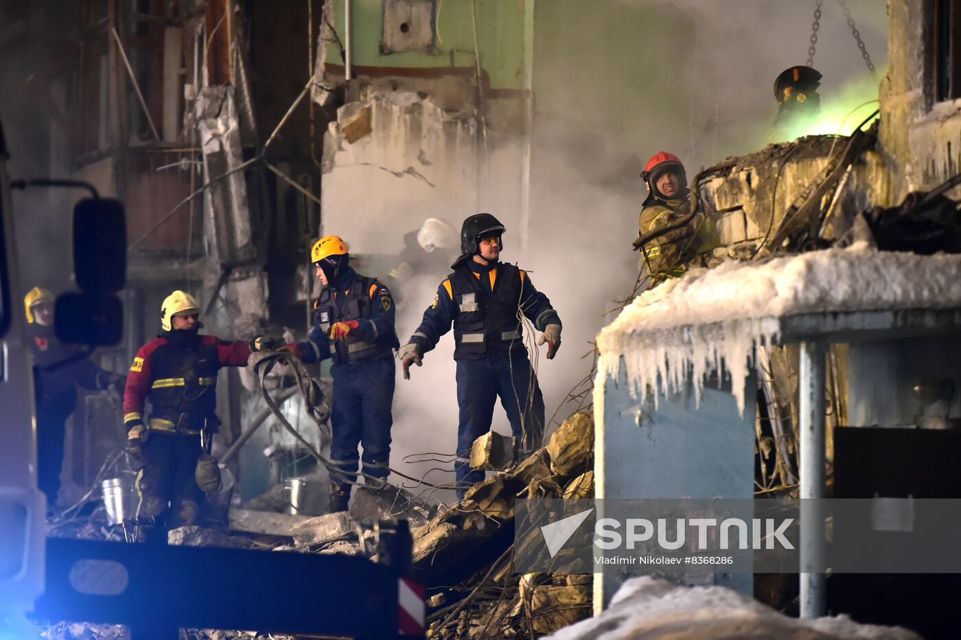Russia Gas Explosion Aftermath